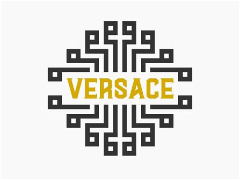 versace logo redesign|versace logo background.